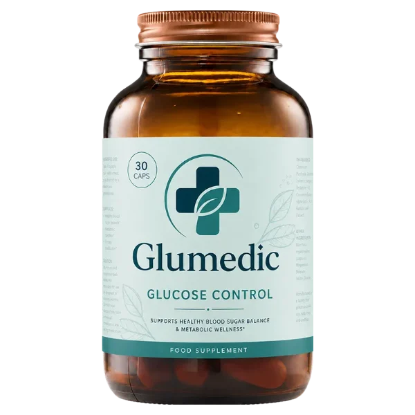 Glumedic Glucose Control bottle with 30 capsules